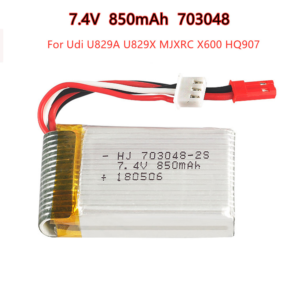 Rc Hobby Usa - 1-5pcs 2s 7.4V 850mAh 703048 Lipo