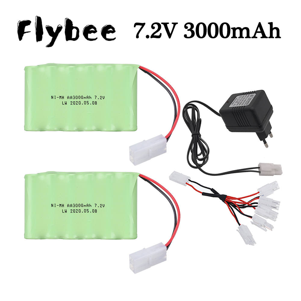 Rc Hobby Usa - ( Tamiya Plug ) 3000mah 7.2V
