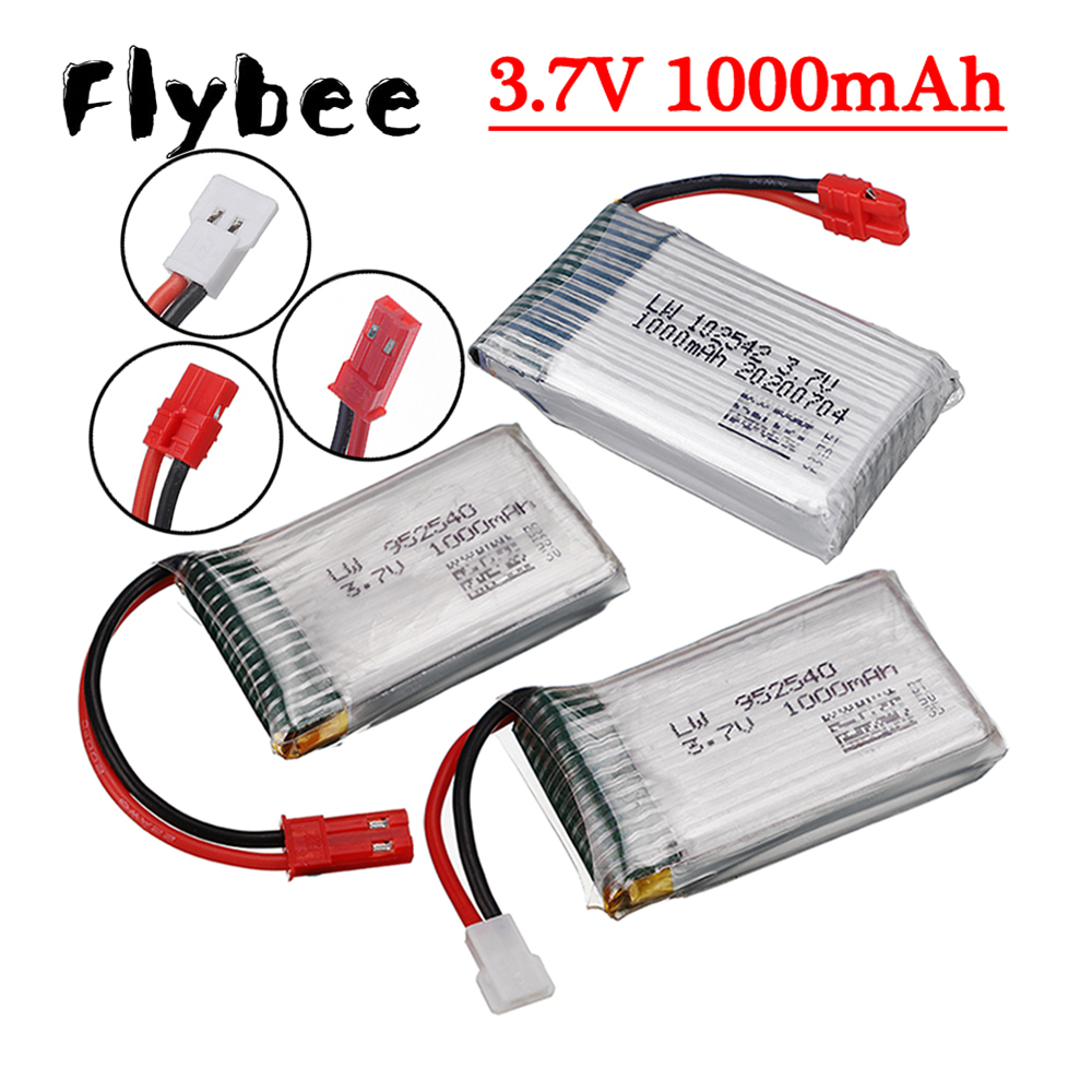Rc Hobby Usa - 3.7V 1000mah Lipo Battery For Syma