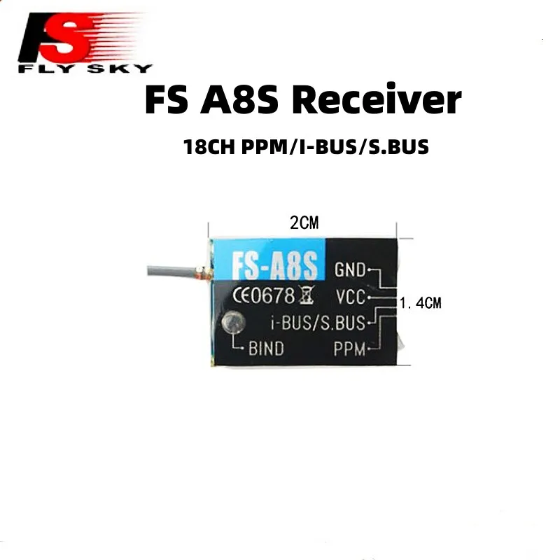Flysky FS-A8S FS A8S 2.4G 8CH  - Receiver Sbus 8Ch avaliação e preço