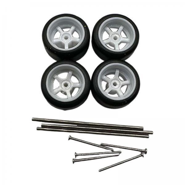 RC Wheels and Tires Set Plasti - Rc Hobby Grade Cars avaliação e preço