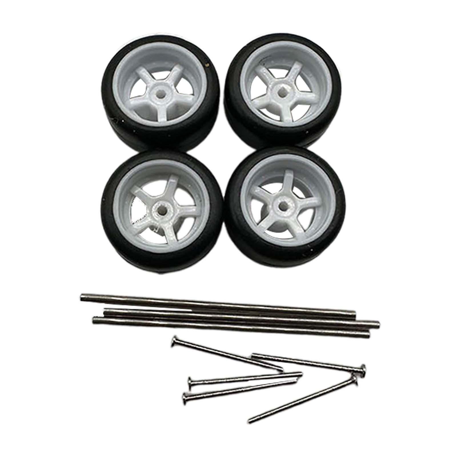 RC Wheels and Tires Set Plasti - Rc Hobby Grade Cars avaliação e preço