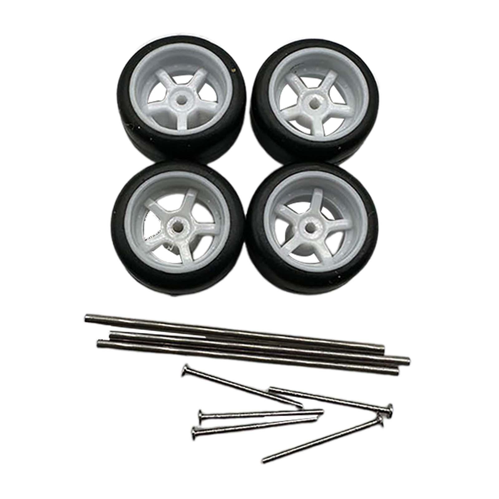 RC Wheels and Tires Set Plasti - Rc Hobby Grade Cars avaliação e preço