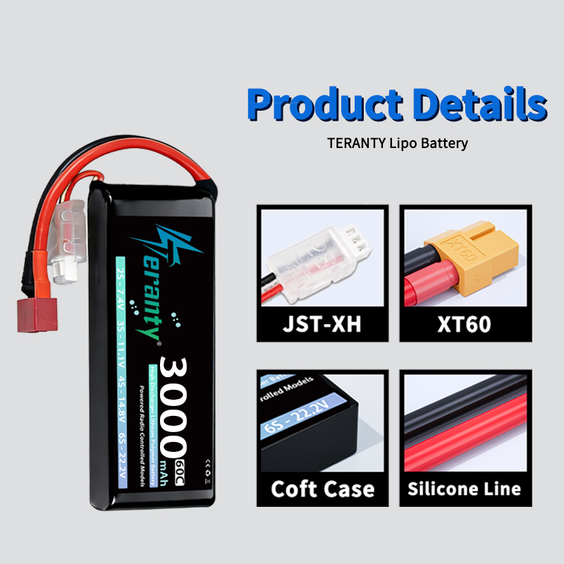 TERANTY 2S 3000mAh Lipo Batter - Rc Hobby Grade Car avaliação e preço