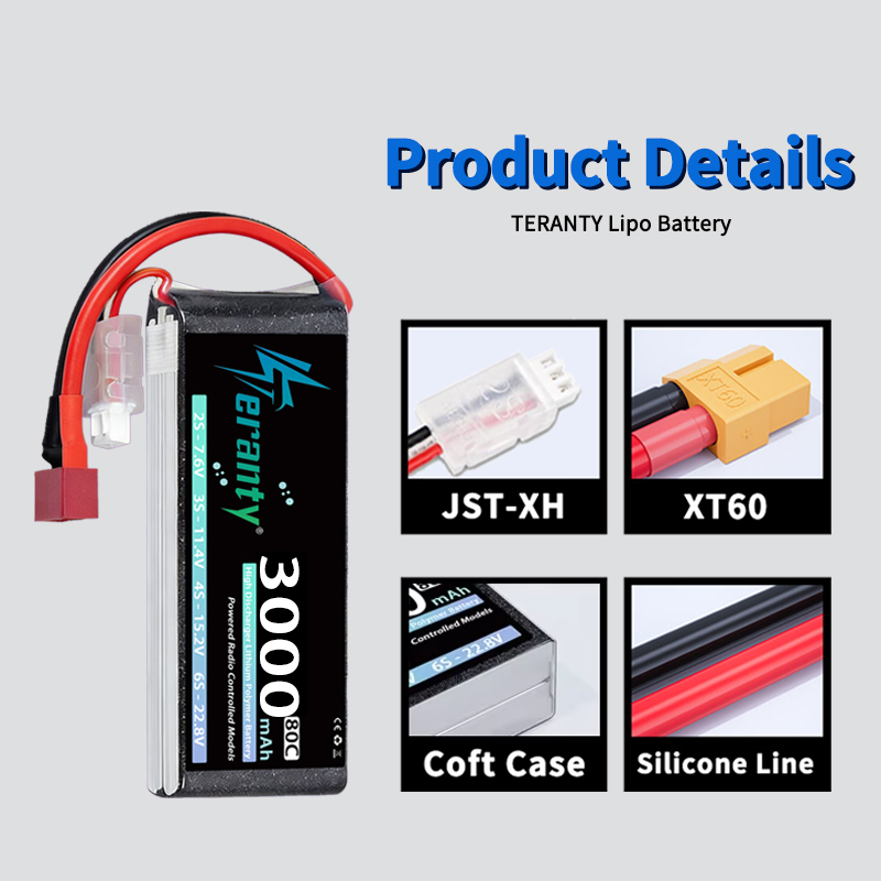TERANTY 2S 3000mAh Lipo Batter - Rc Hobby Grade Car avaliação e preço
