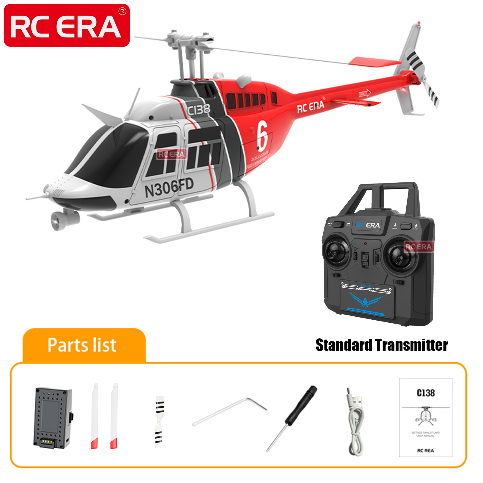 RC ERA C138 BELL 206 Jet Range - Rc Hobby Experts avaliação e preço