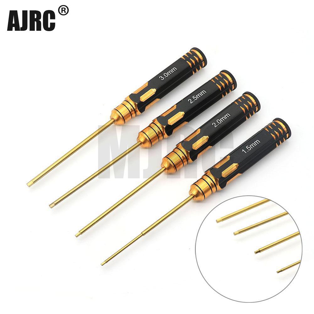 Ajrc 4pcs/set Titanium Plating - Rc Hobby Tool Kit avaliação e preço