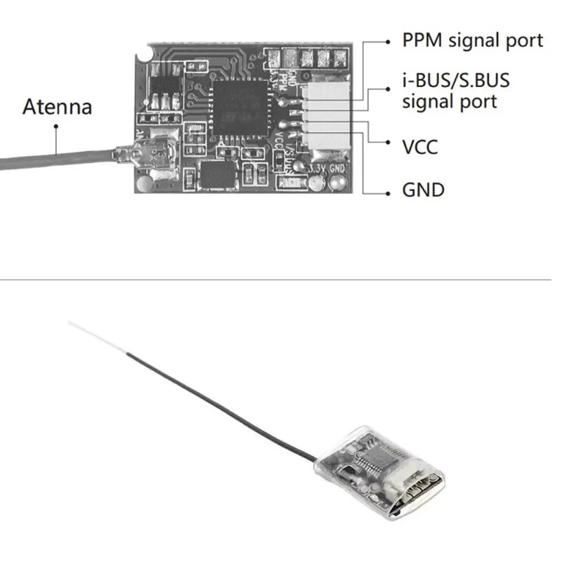Flysky FS-8A 8CH 18CH Mini Rec - Receiver Sbus 8Ch avaliação e preço