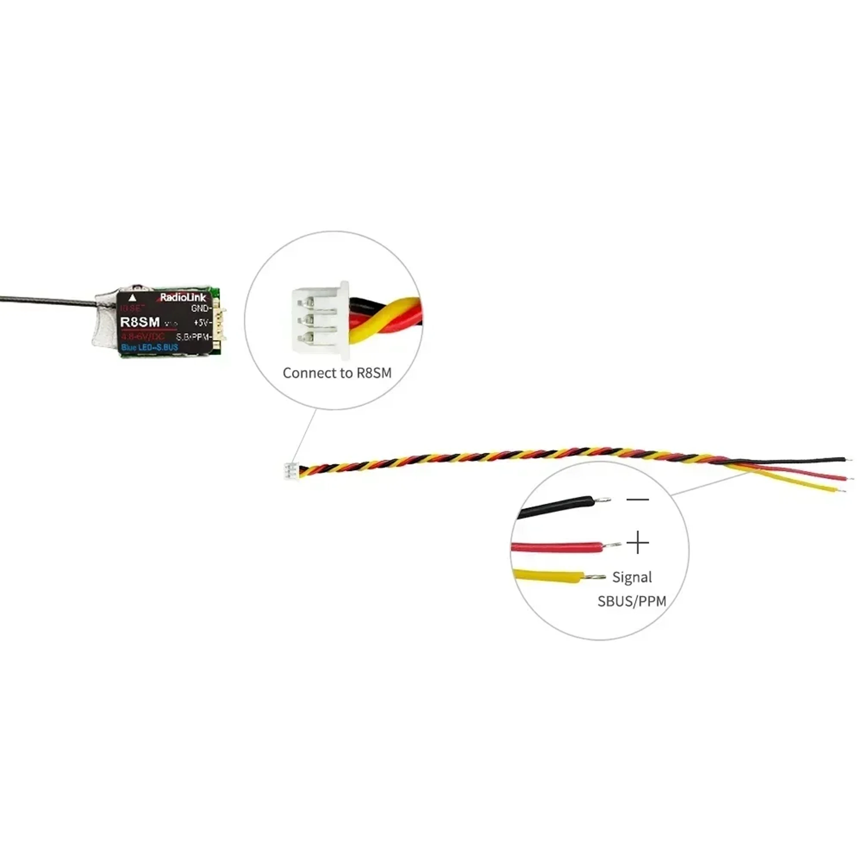 Radiolink R8SM 8-Channel 2.4G  - Receiver Sbus 8Ch avaliação e preço