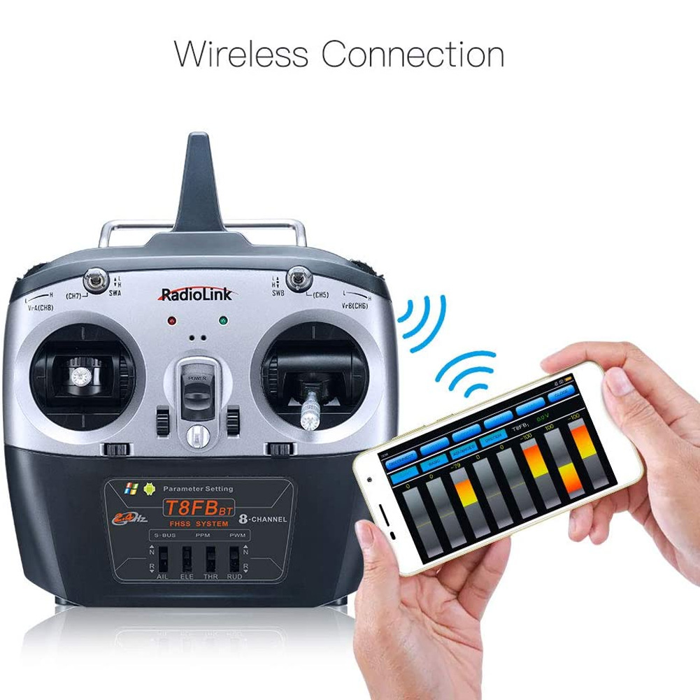 Radiolink T8FB V2 8CH RC Trans - Receiver Sbus 8Ch avaliação e preço