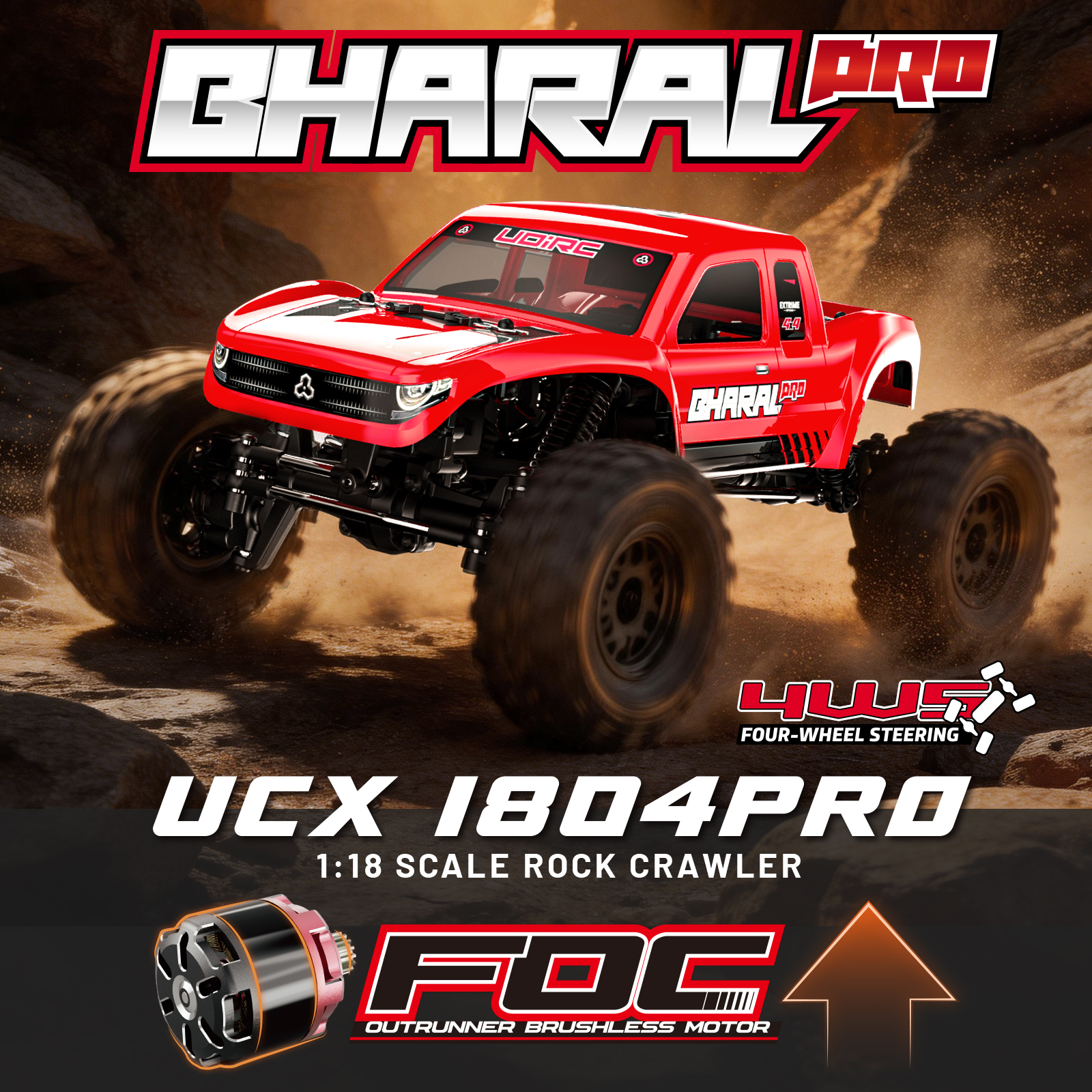 UDIRC UCX1804PRO 1:18 Scale RC - Rc Hobby Grade Car avaliação e preço