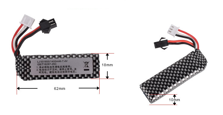 7.4v 1400mah 25C 501855 Lipo B - Rc Hobby Usa avaliação e preço
