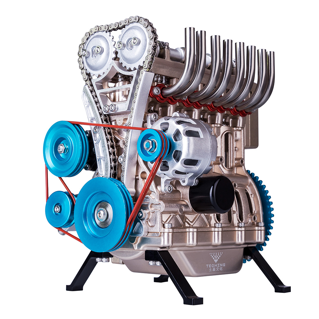 TECHING Metal Four-cylinder En - Rc Hobby Tech avaliação e preço