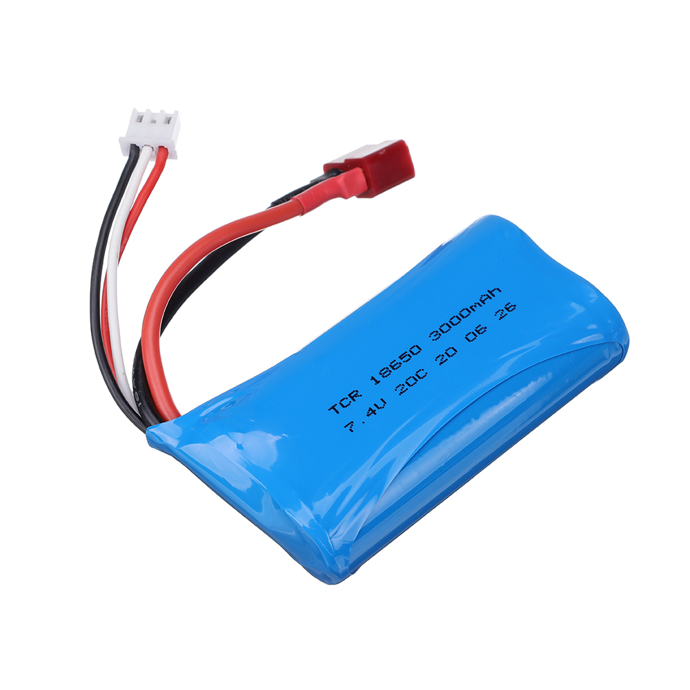 7.4V 3000mAh Li-ion Battery fo - Rc Hobby Usa avaliação e preço