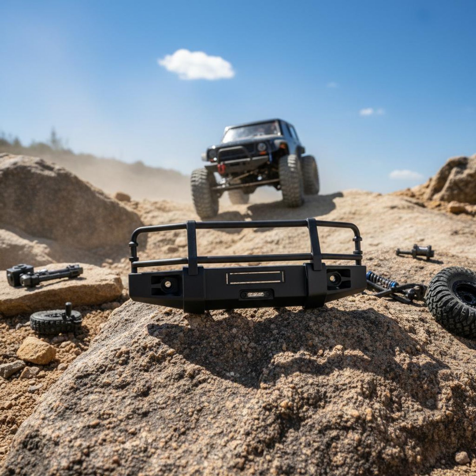 RC Crawler Front Bumper Model  - Rc Hobby Usa avaliação e preço