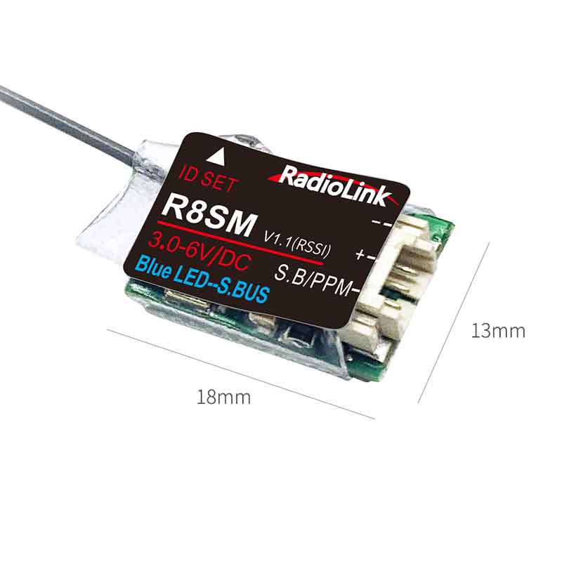 Radiolink R8SM 8CH 2.4G Receiv - Receiver Sbus 8Ch avaliação e preço