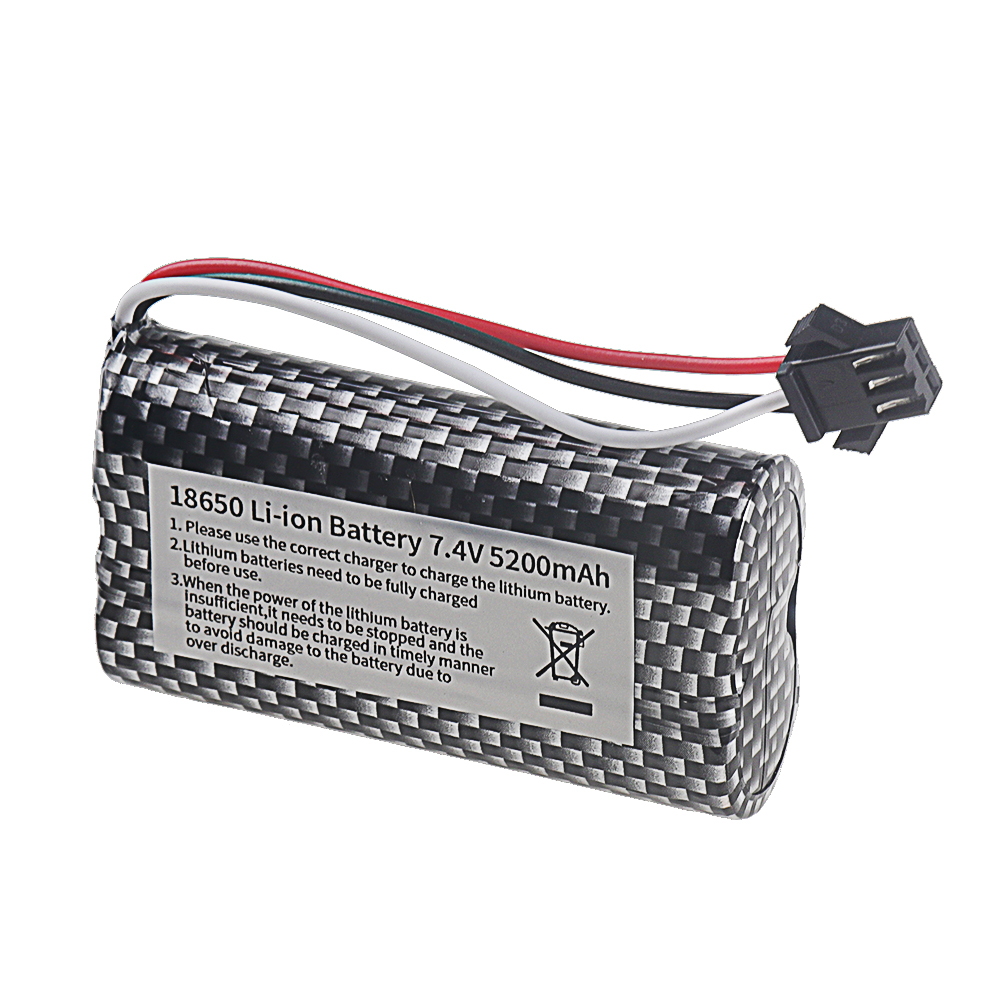 18650 Li-ion 7.4V 5200mAh Batt - Rc Hobby Usa avaliação e preço