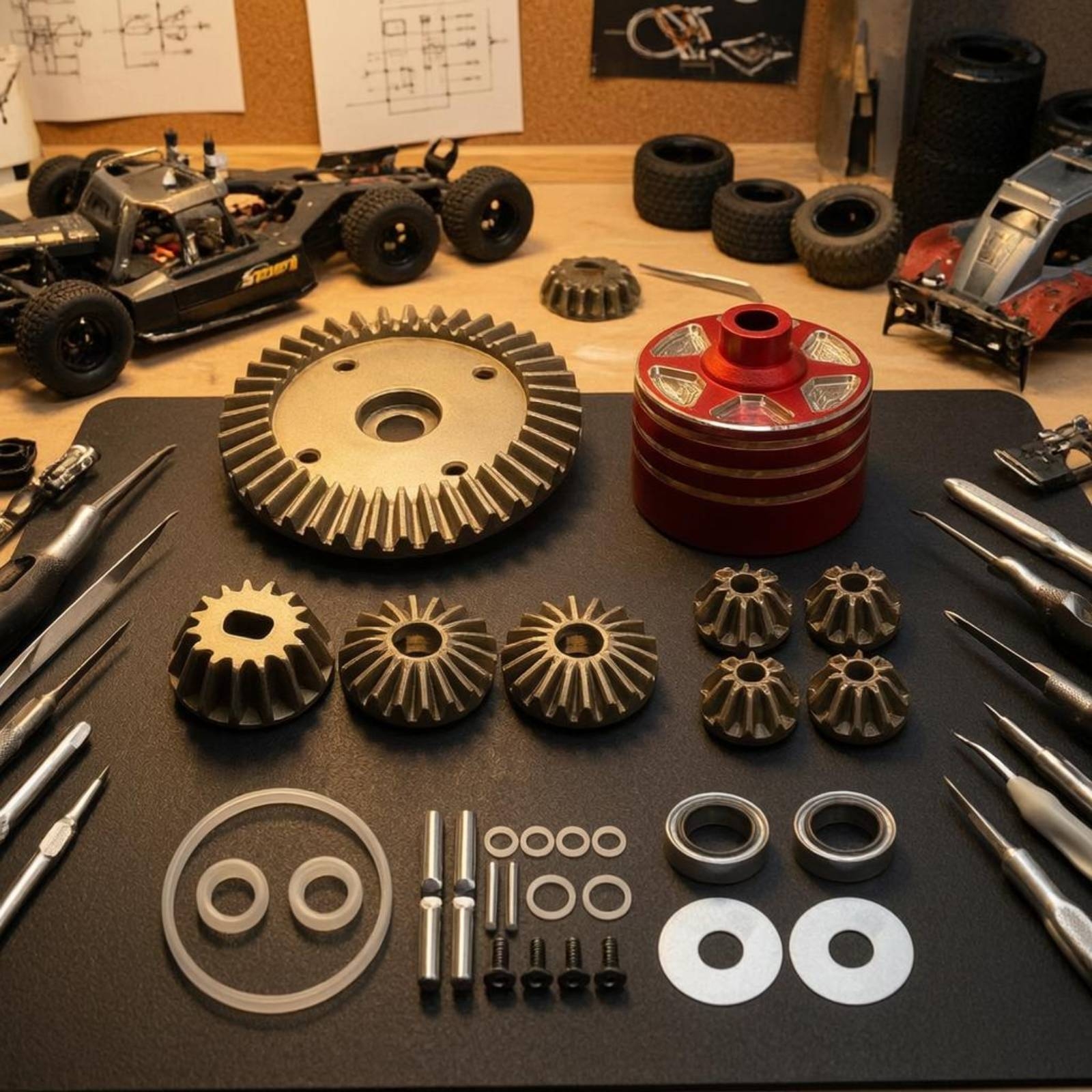 39-Tooth Differential Gear Ass - Rc Hobby Usa avaliação e preço