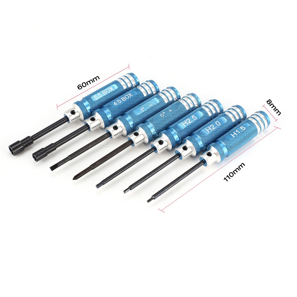 YSIDO 7Pcs 1.5 2.0 2.5mm Hex S - Rc Hobby Tool Kit avaliação e preço