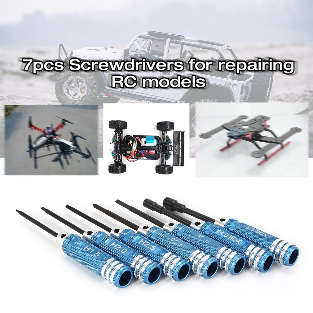 YSIDO 7Pcs 1.5 2.0 2.5mm Hex S - Rc Hobby Tool Kit avaliação e preço