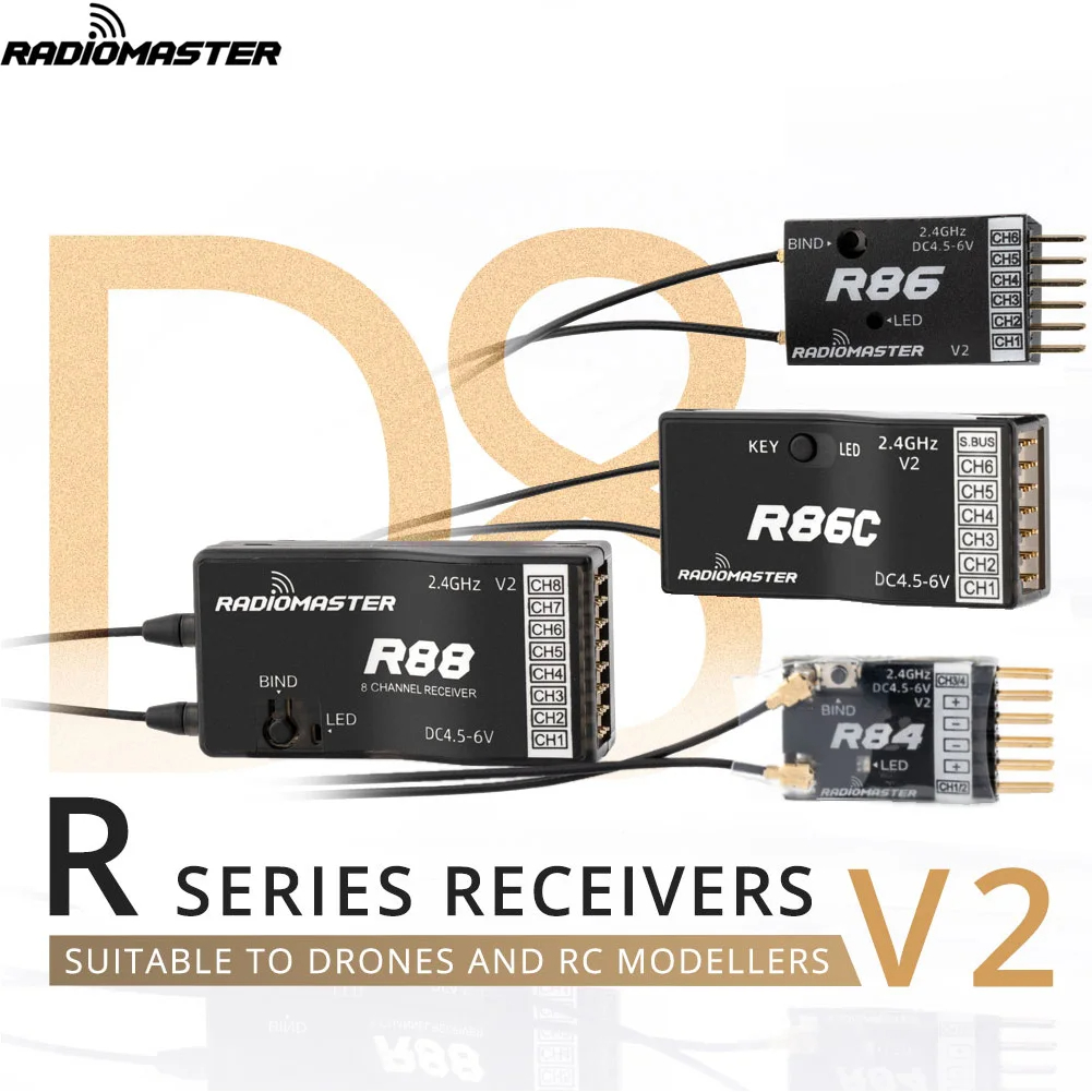Radiomaster R81 R84 R86 R86C R - Receiver Sbus 8Ch avaliação e preço