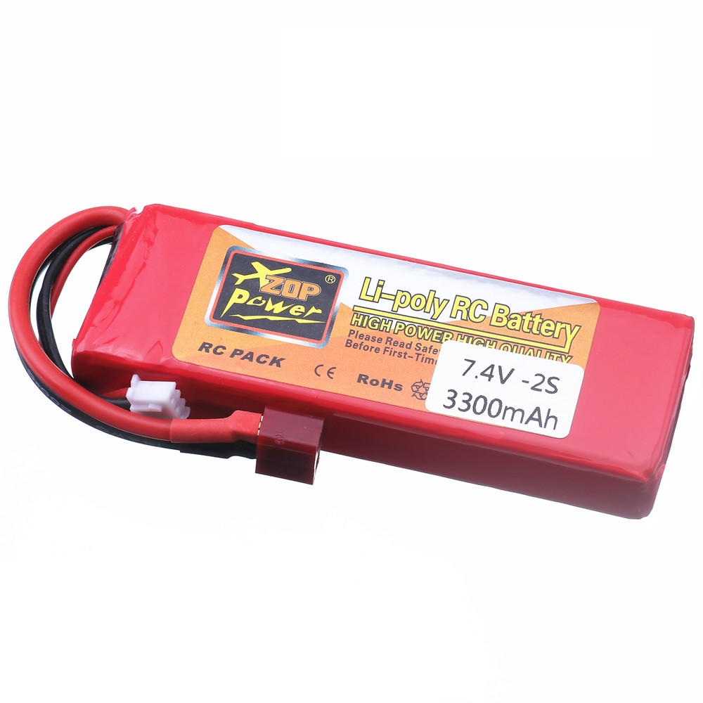 2S 7.4V 3300mAh Lipo Battery C - Rc Hobby Usa avaliação e preço
