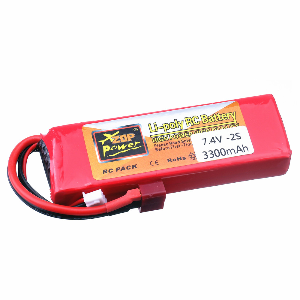 2S 7.4V 3300mAh Lipo Battery C - Rc Hobby Usa avaliação e preço