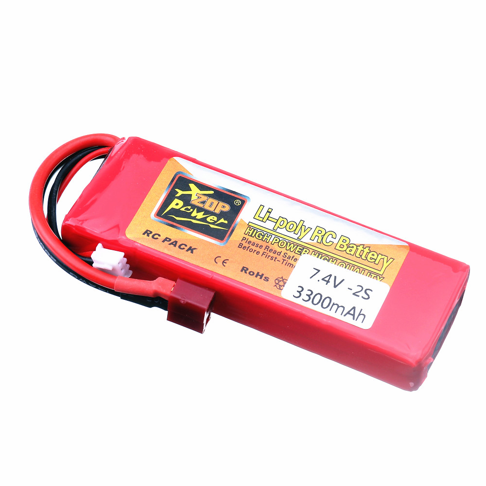 2S 7.4V 3300mAh Lipo Battery C - Rc Hobby Usa avaliação e preço